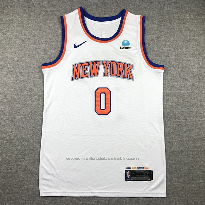 Maillot New York Knicks Donte Divincenzo #0 Association Blanc